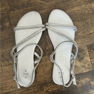 Call it Spring Rhinestone Sandal